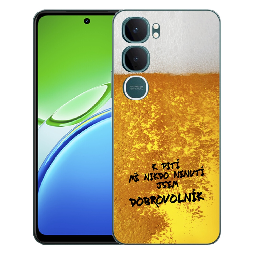 Gélový kryt mmCase na Vivo Y21d - pivný motív 4