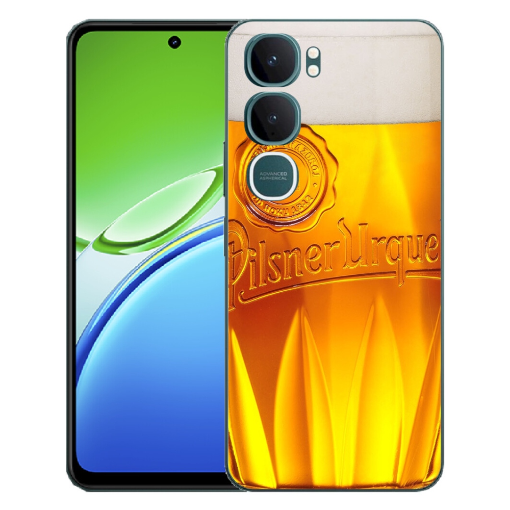 Gélový kryt mmCase na Vivo Y21d - pivo