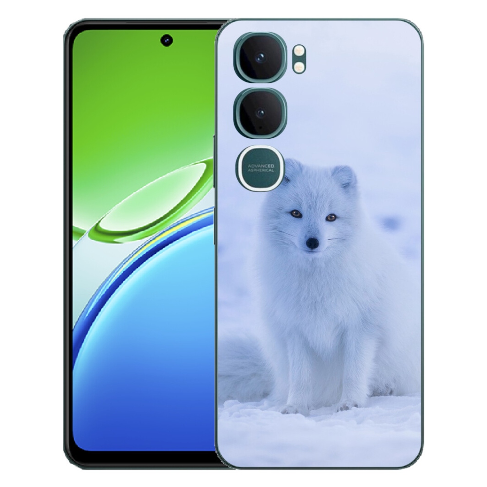 Gélový kryt mmCase na Vivo Y21d - polárna líška