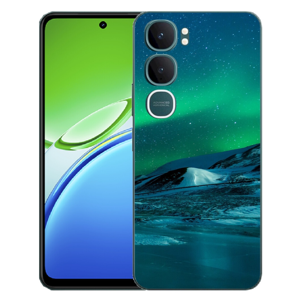 Gélový kryt mmCase na Vivo Y21d - polárna žiara