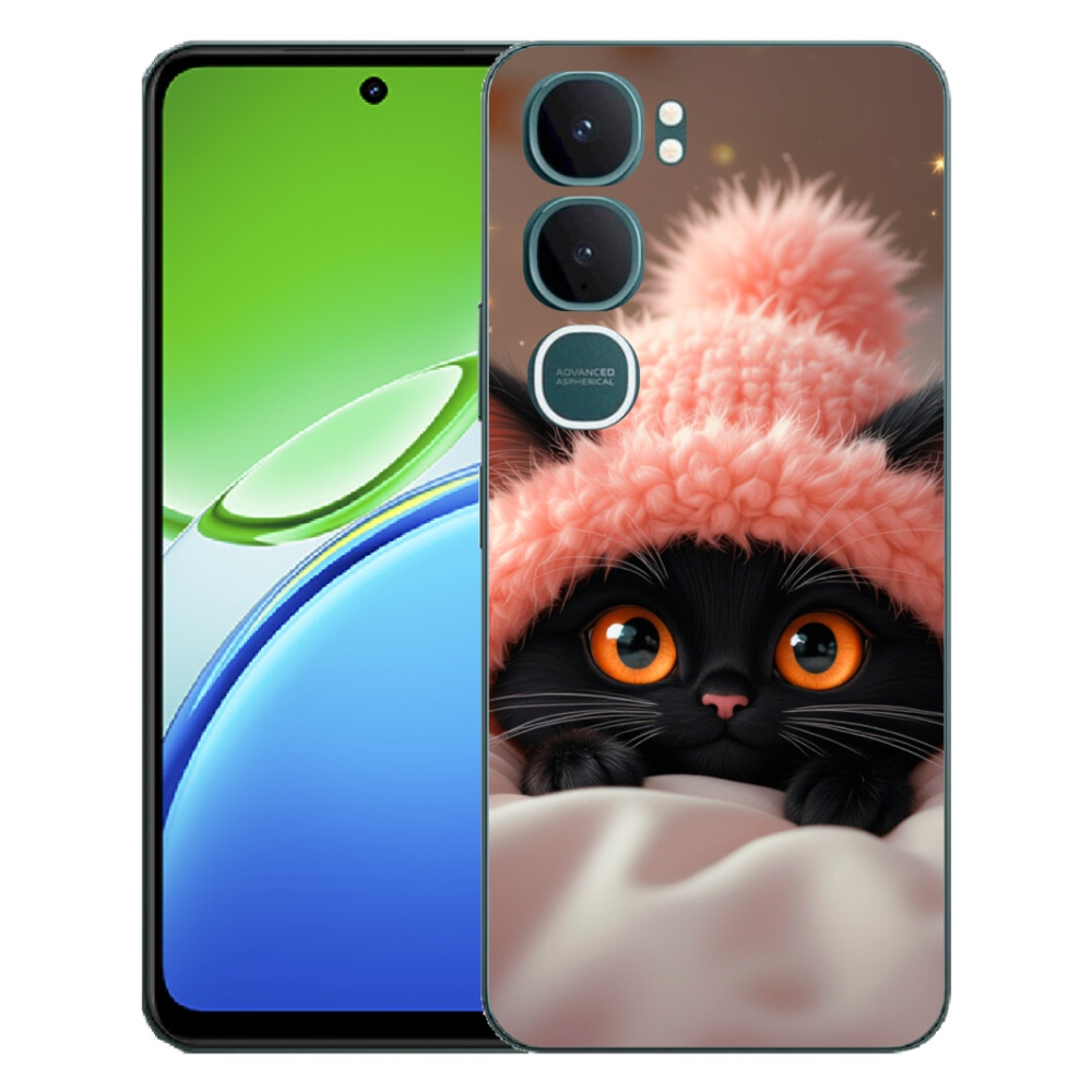 Gélový kryt mmCase na Vivo Y21d - roztomilé mačiatko 7