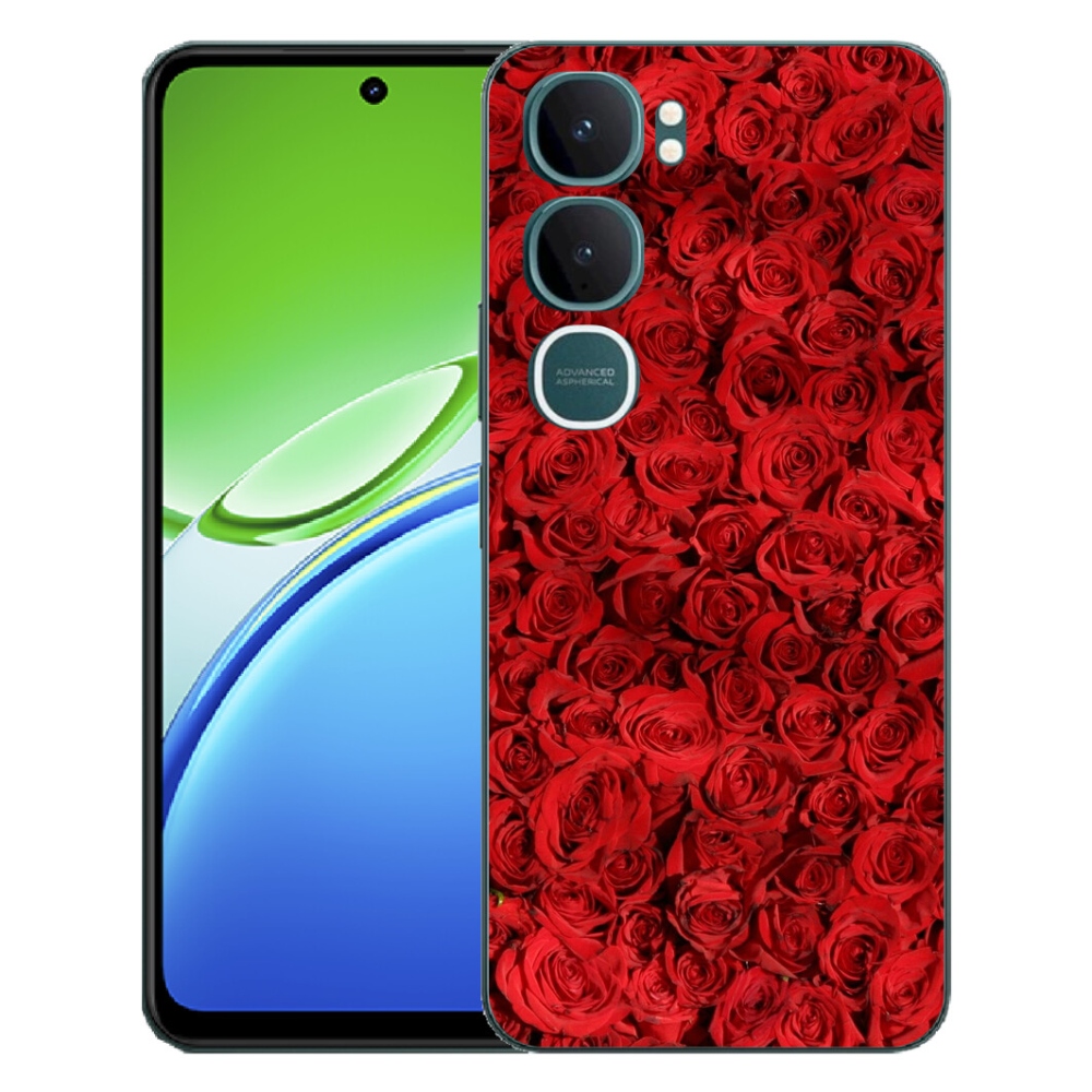 Gélový kryt mmCase na Vivo Y21d - ruža