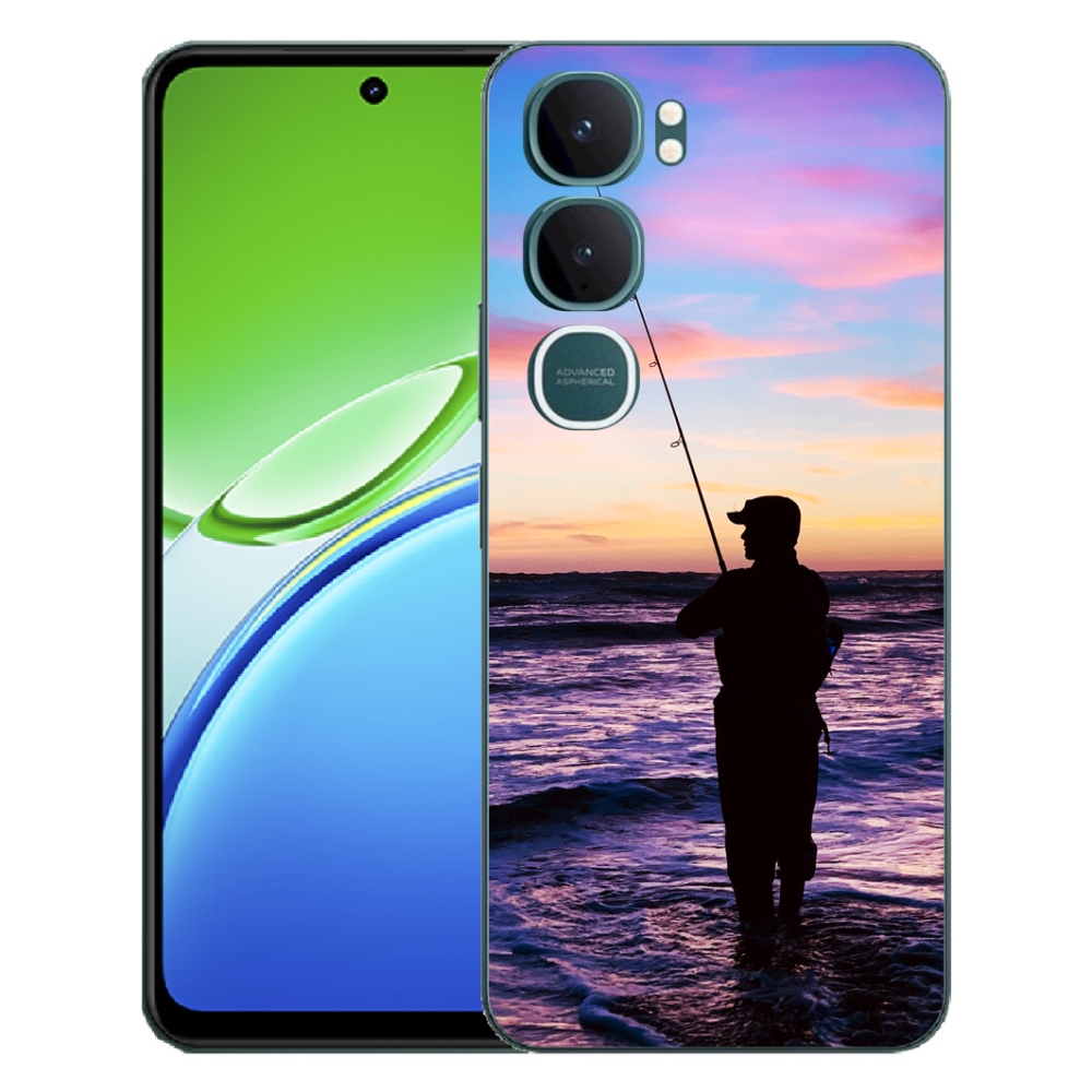Gélový kryt mmCase na Vivo Y21d - rybárčenie 1