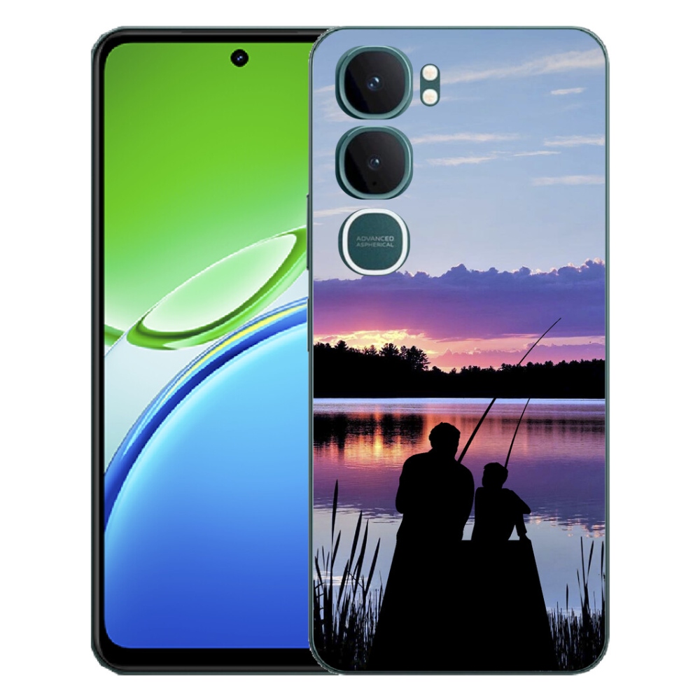 Gélový kryt mmCase na Vivo Y21d - rybárčenie 2