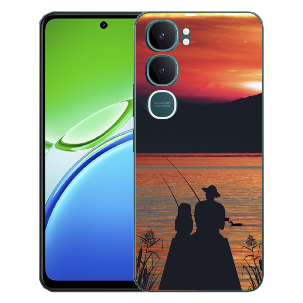 Gélový kryt mmCase na Vivo Y21d - rybárčenie 3
