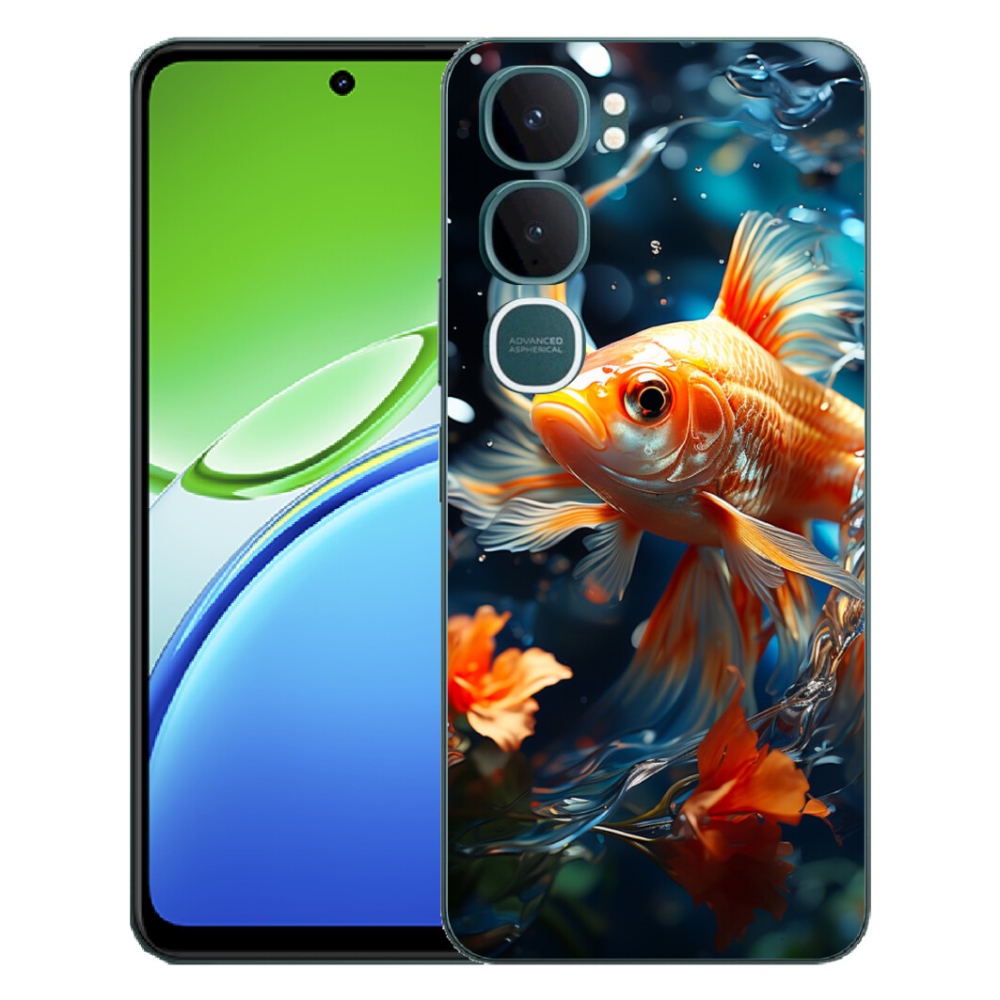 Gélový kryt mmCase na Vivo Y21d - rybka