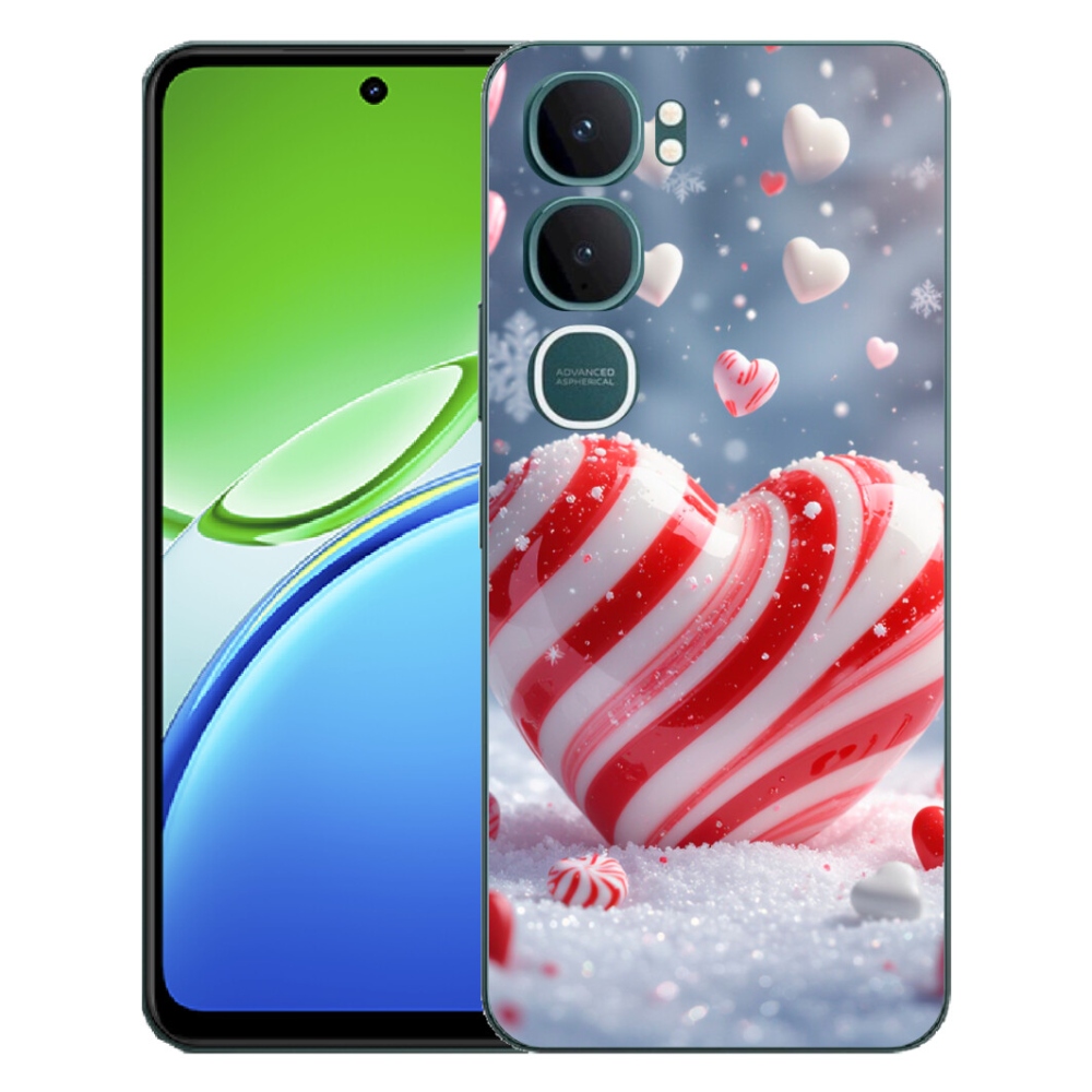 Gélový kryt mmCase na Vivo Y21d - sladké srdce