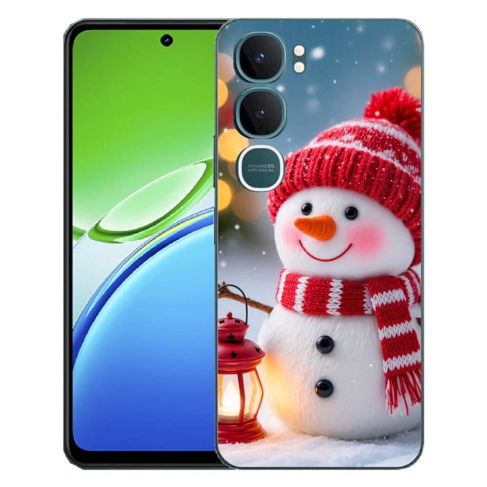 Gélový kryt mmCase na Vivo Y21d - snehuliak 2
