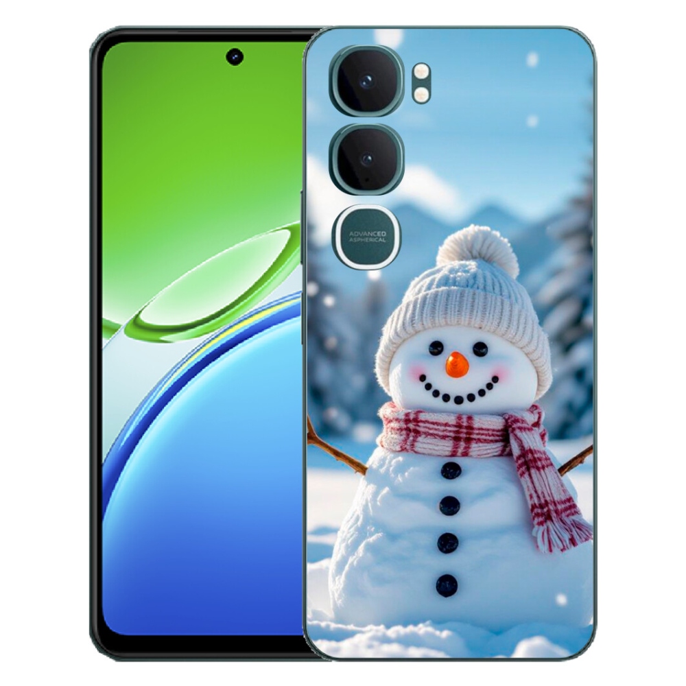 Gélový kryt mmCase na Vivo Y21d - snehuliak 3