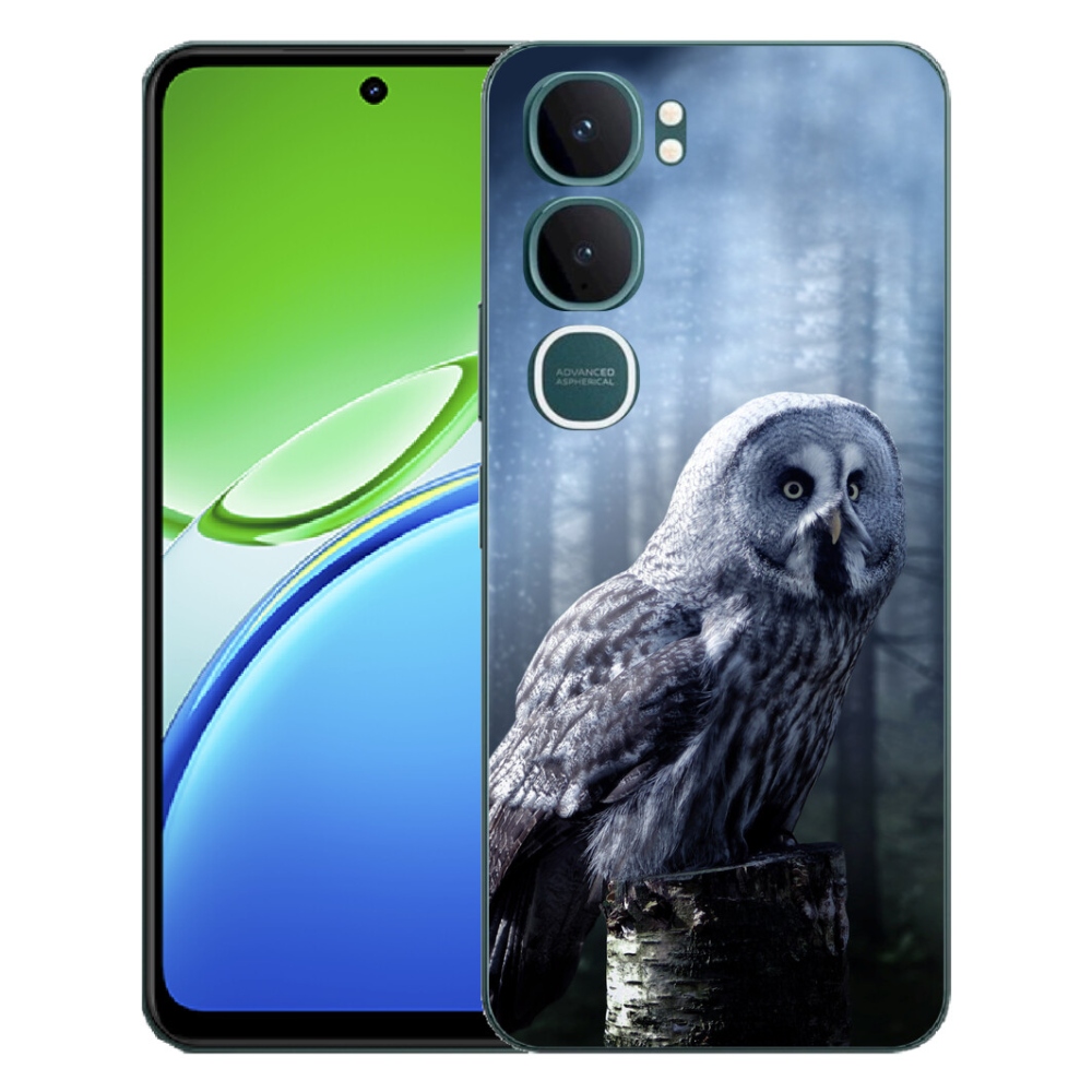 Gélový kryt mmCase na Vivo Y21d - sova