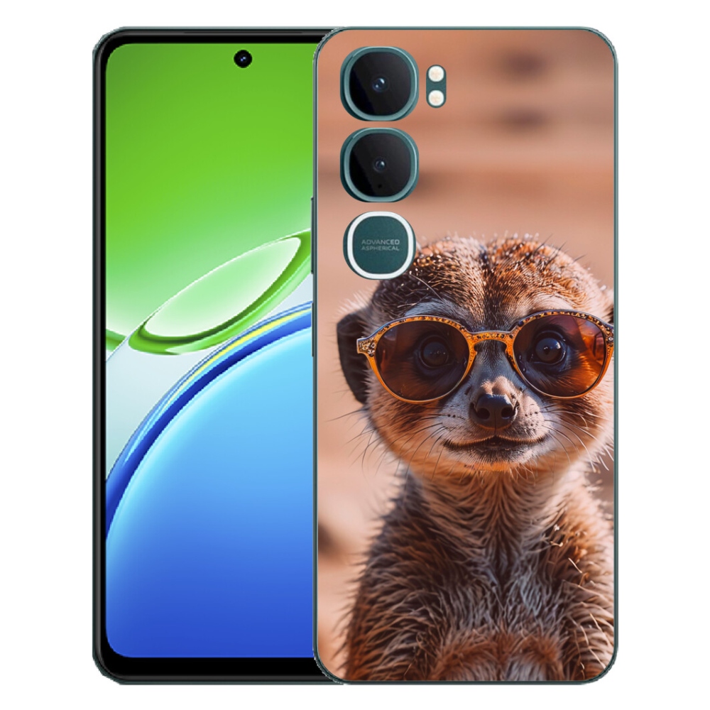 Gélový kryt mmCase na Vivo Y21d - štýlová surikata