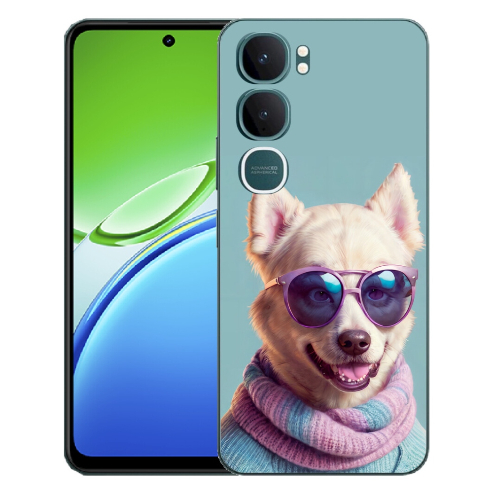 Gélový kryt mmCase na Vivo Y21d - štýlový nemecký špic