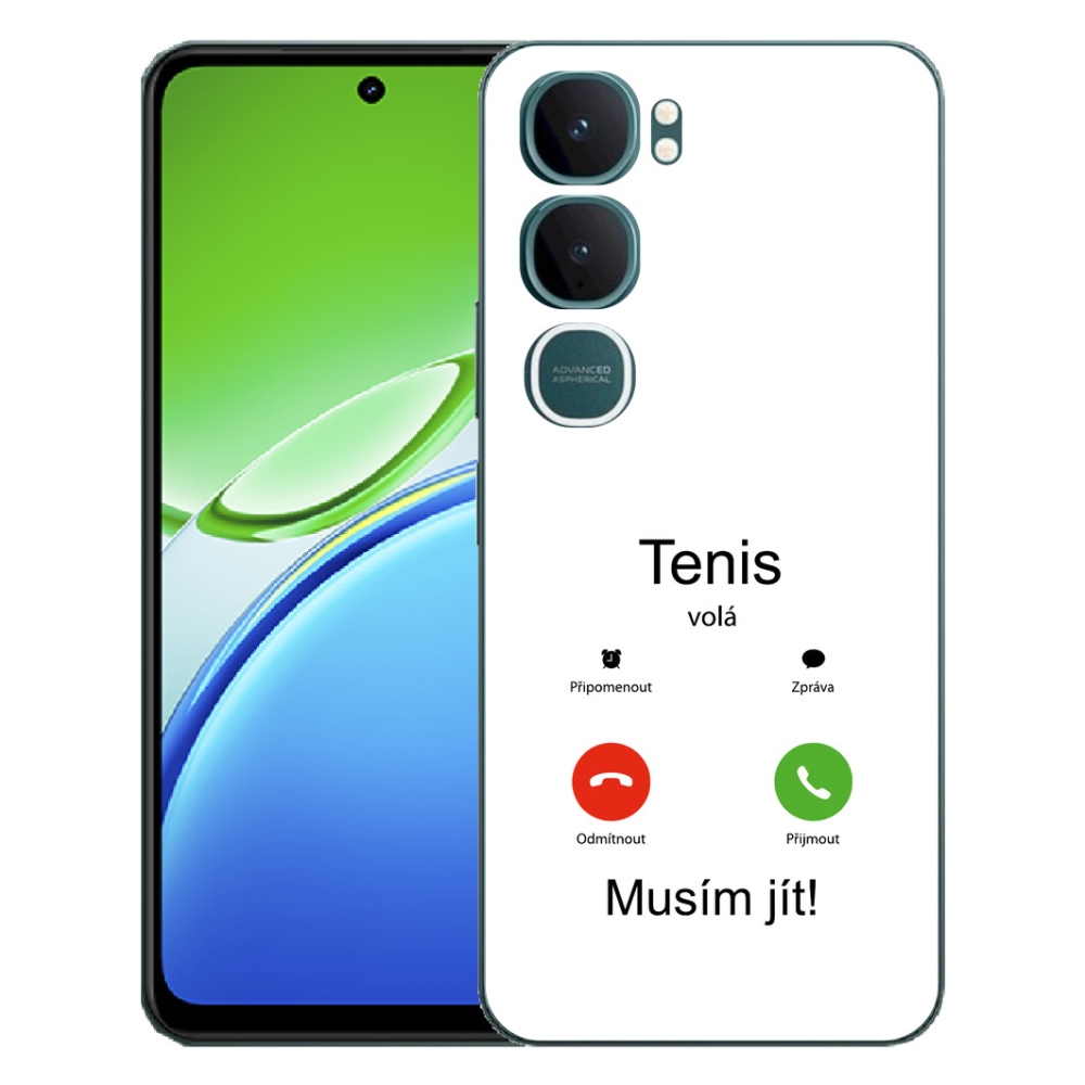 Gélový kryt mmCase na Vivo Y21d - tenis volá biele pozadie