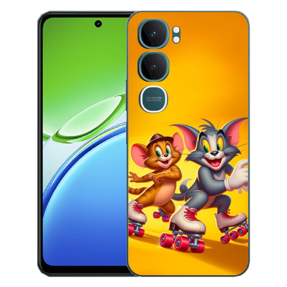 Gélový kryt mmCase na Vivo Y21d - tom a jerry