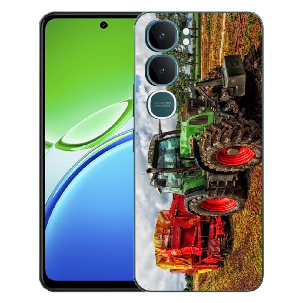 Gélový kryt mmCase na Vivo Y21d - traktor 4