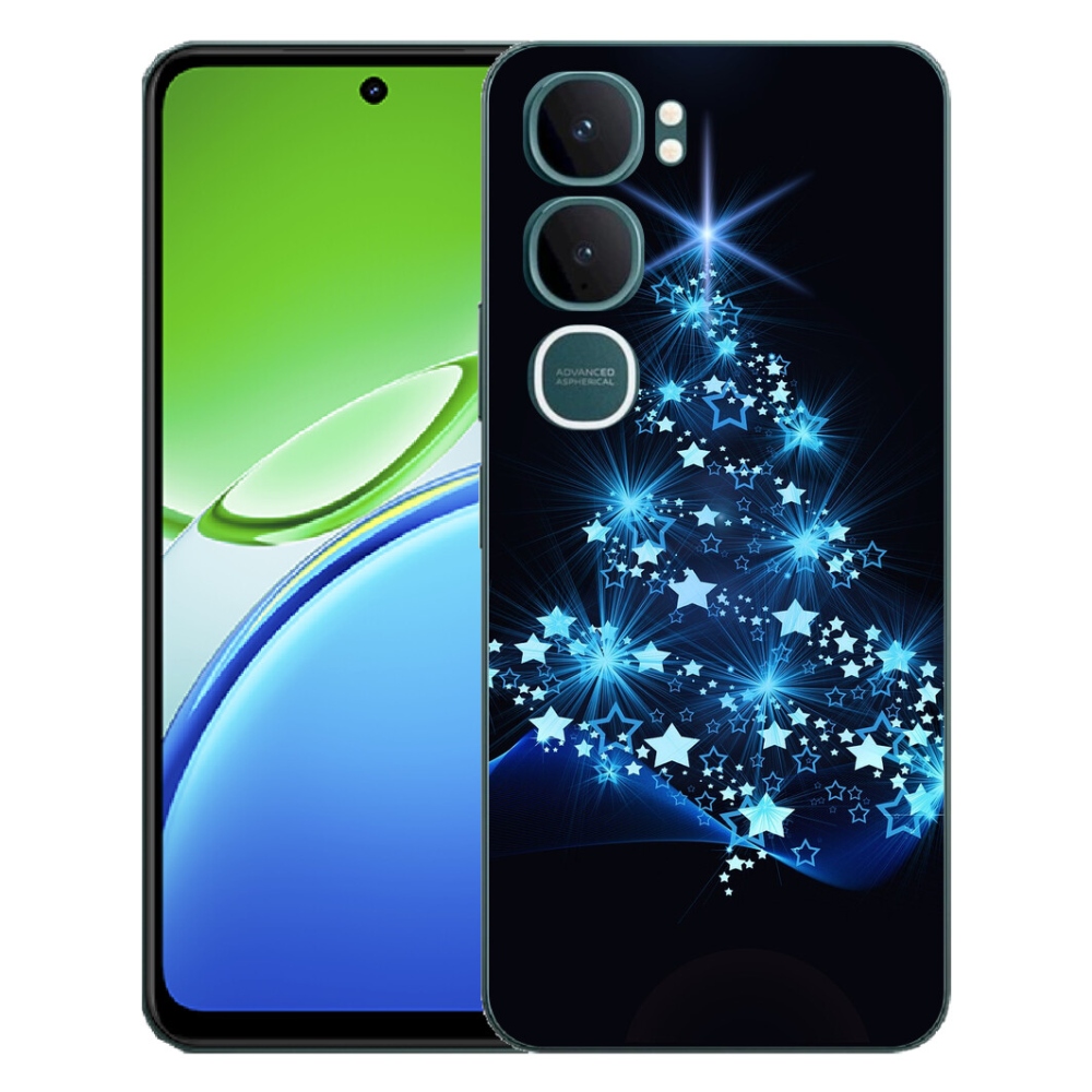 Gélový kryt mmCase na Vivo Y21d - vianočný stromček