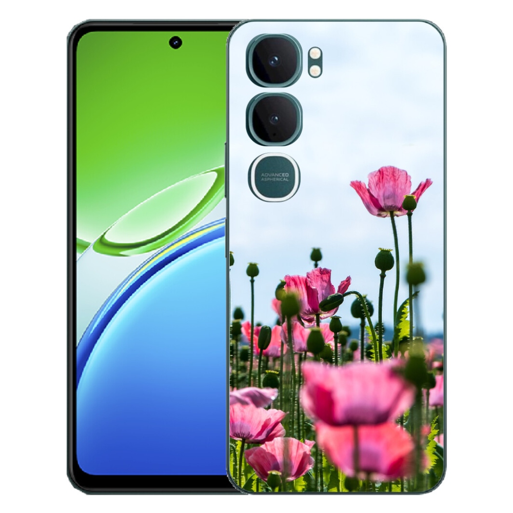 Gélový kryt mmCase na Vivo Y21d - vlčí mak
