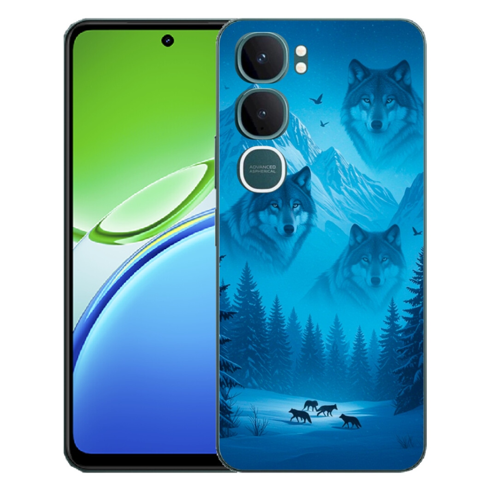 Gélový kryt mmCase na Vivo Y21d - vlčia svorka