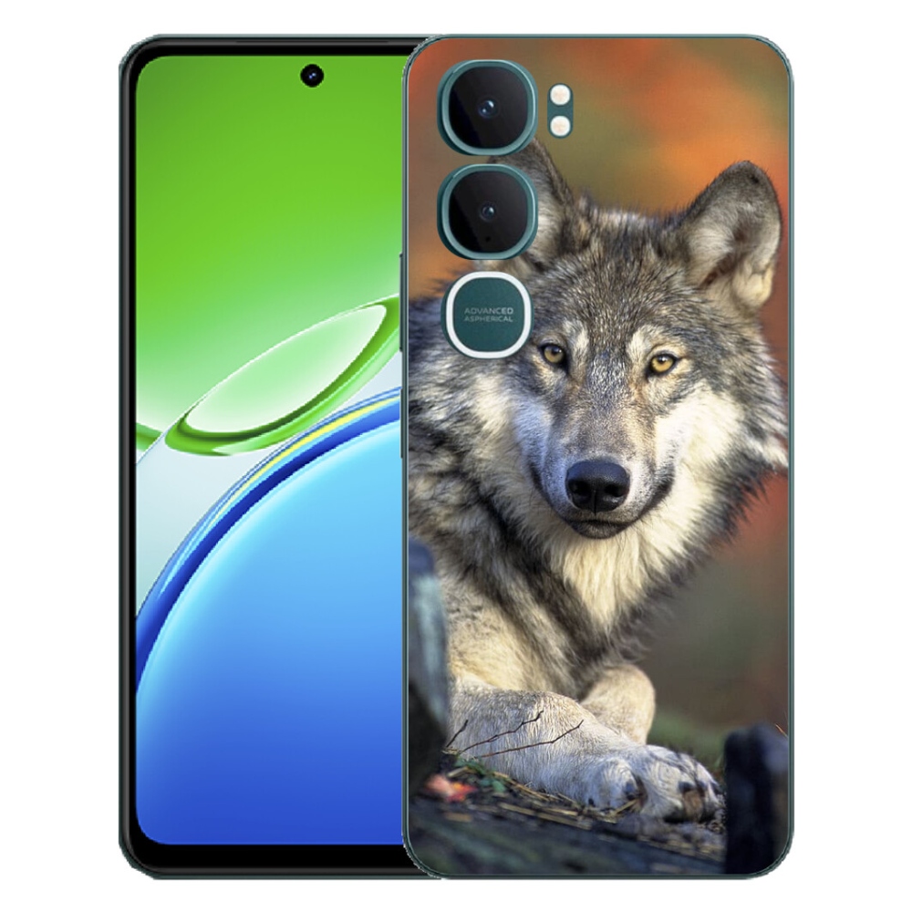 Gélový kryt mmCase na Vivo Y21d - vlk