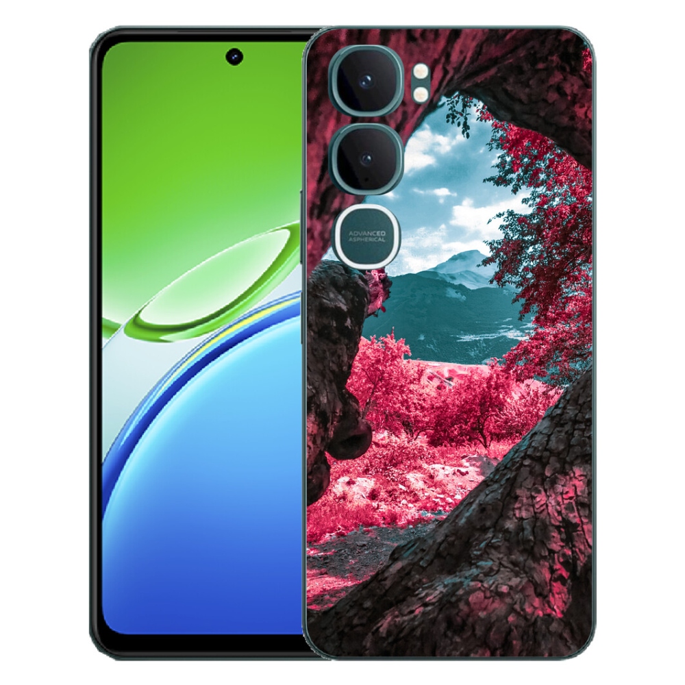 Gélový kryt mmCase na Vivo Y21d - výhľad na hory