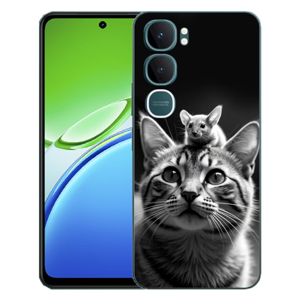 Gélový kryt mmCase na Vivo Y21d - zvieracie priateľstvo 2