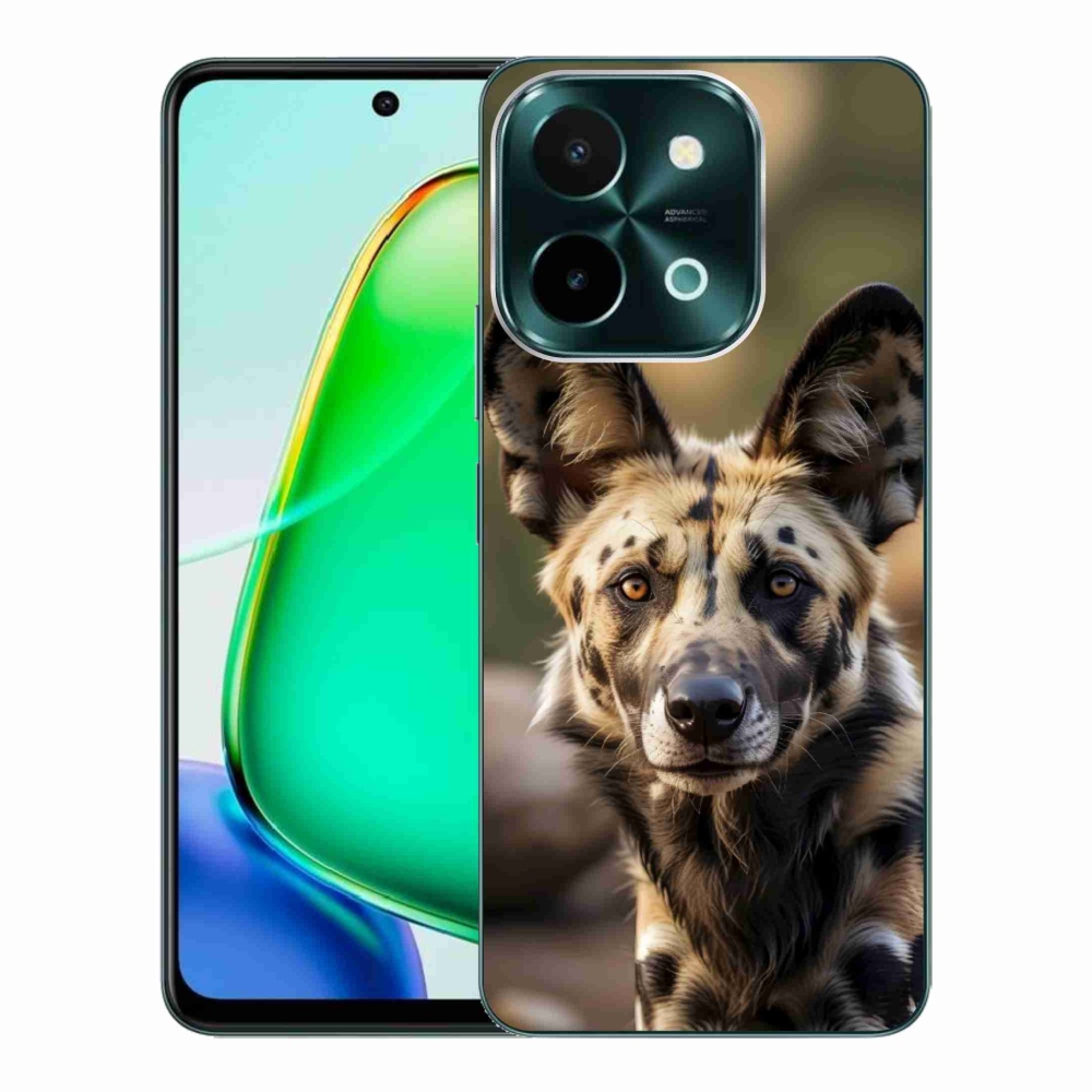 Gélový kryt mmCase na Vivo Y28 - africký divoký pes