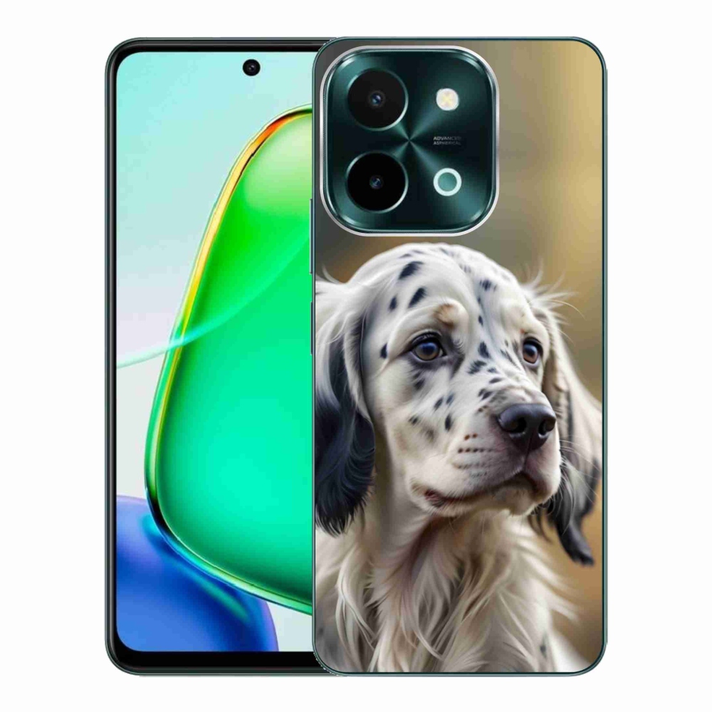 Gélový kryt mmCase na Vivo Y28 - anglický seter