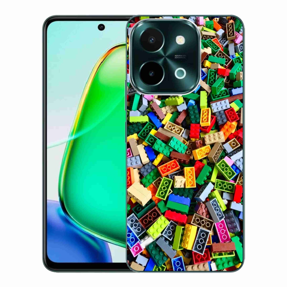 Gélový kryt mmCase na Vivo Y28 - farebné stavebné kocky