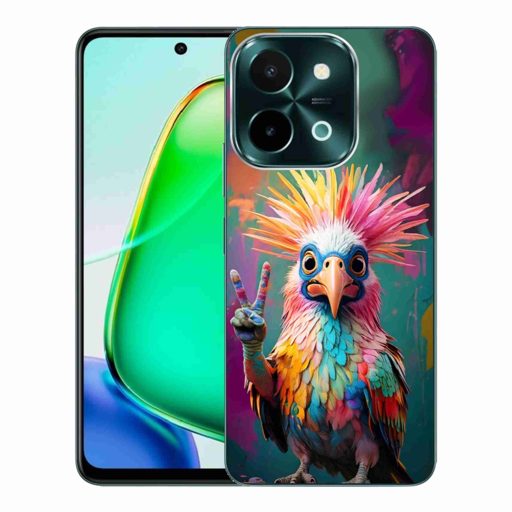 Gélový kryt mmCase na Vivo Y28 - farebný rebel