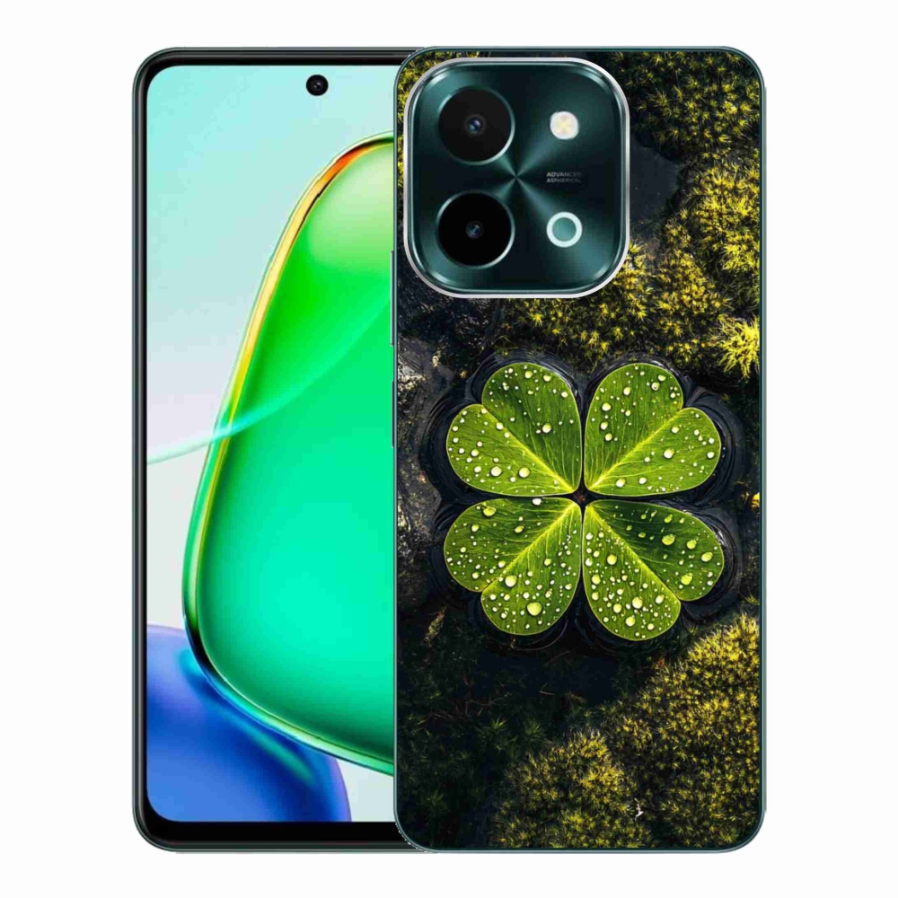 Gélový kryt mmCase na Vivo Y28 - štvorlístok