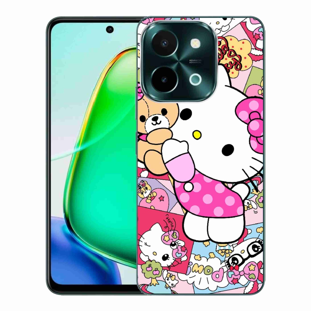 Gélový kryt mmCase na Vivo Y28 - cute kitty