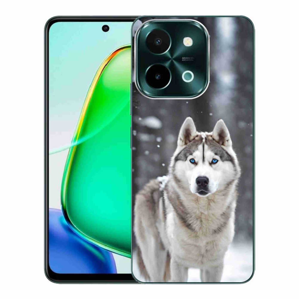 Gélový kryt mmCase na Vivo Y28 - husky 2