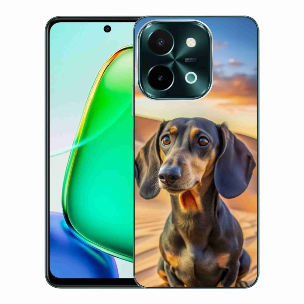Gélový kryt mmCase na Vivo Y28 - jazvečík 3