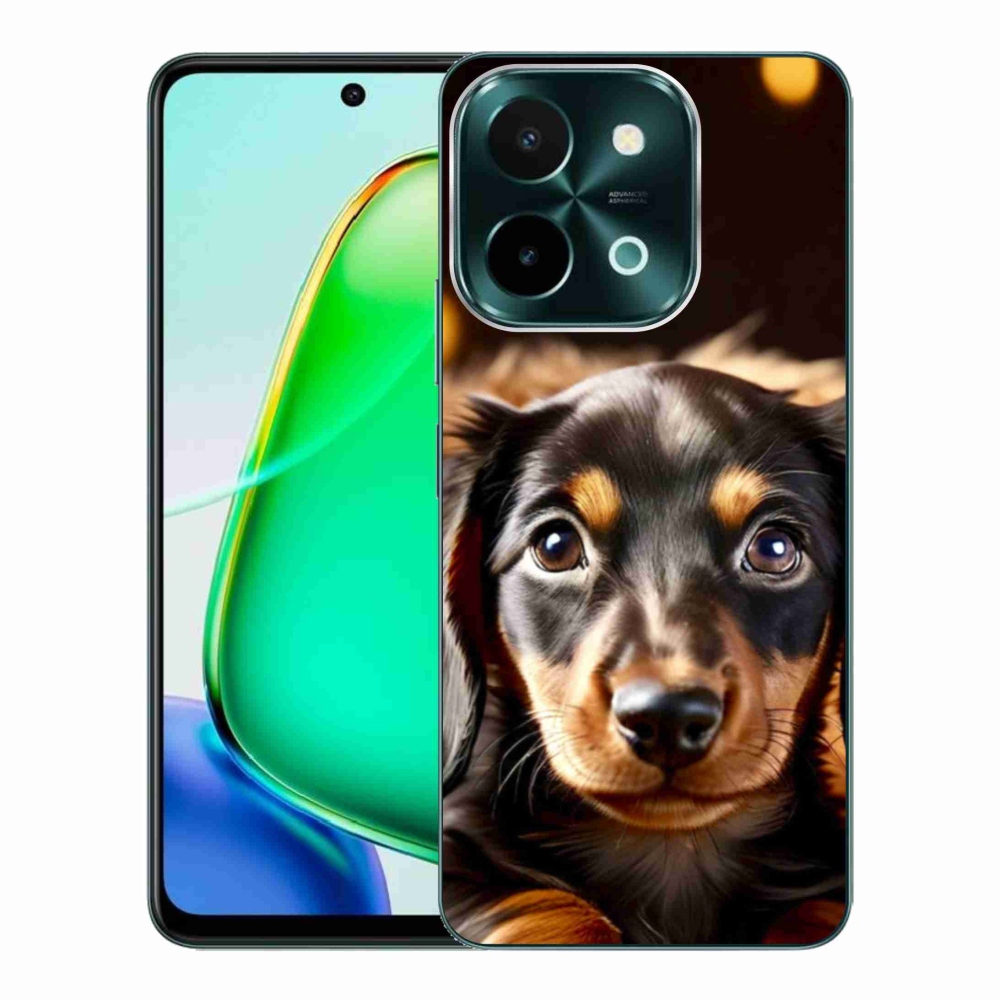 Gélový kryt mmCase na Vivo Y28 - jazvečík