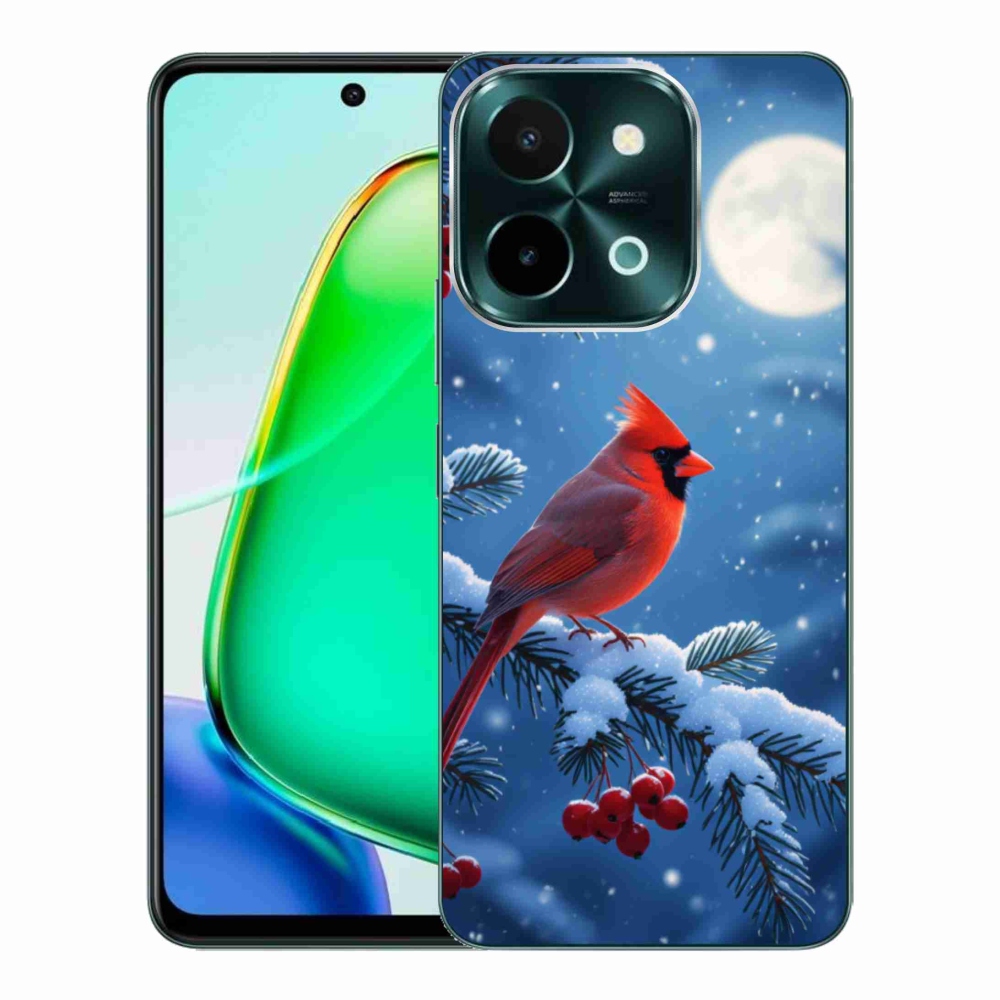 Gélový kryt mmCase na Vivo Y28 - kardinál červený