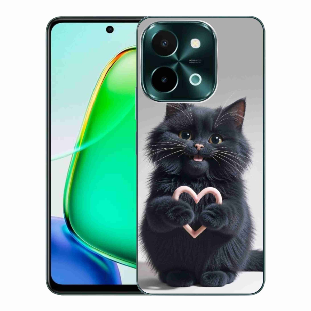 Gélový kryt mmCase na Vivo Y28 - mačacia láska 3