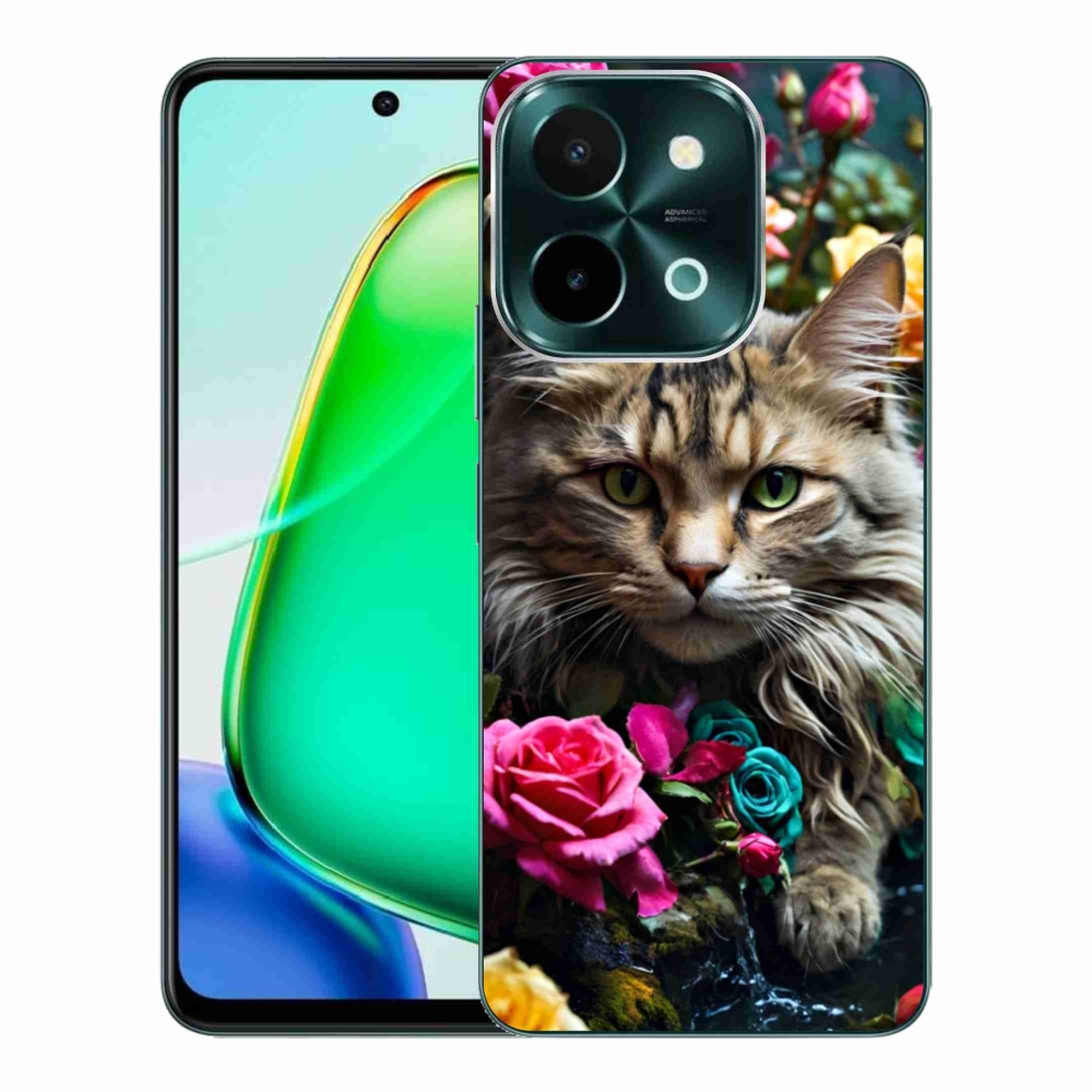 Gélový kryt mmCase na Vivo Y28 - mačacie pohľad 2