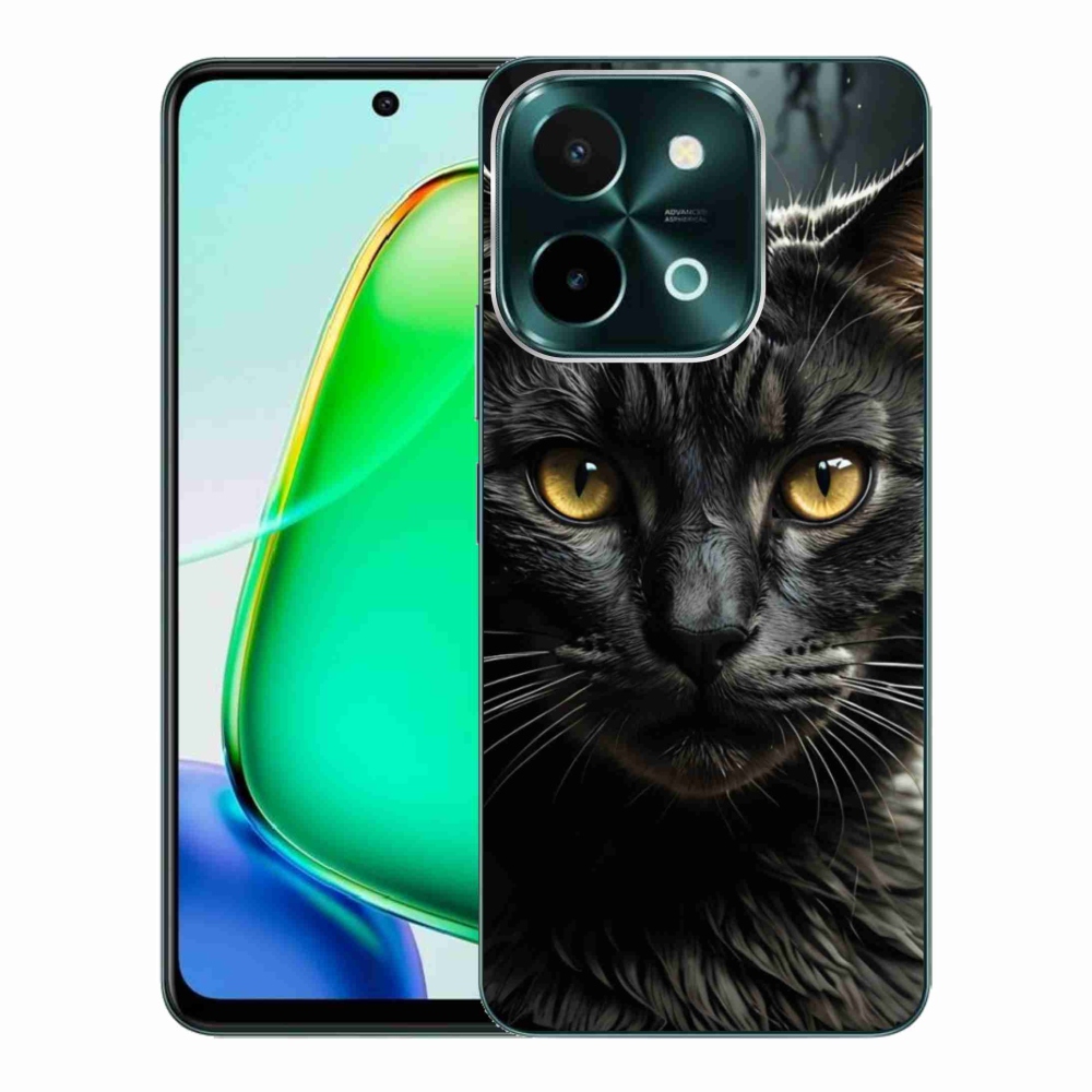 Gélový kryt mmCase na Vivo Y28 - mačacie pohľad 3