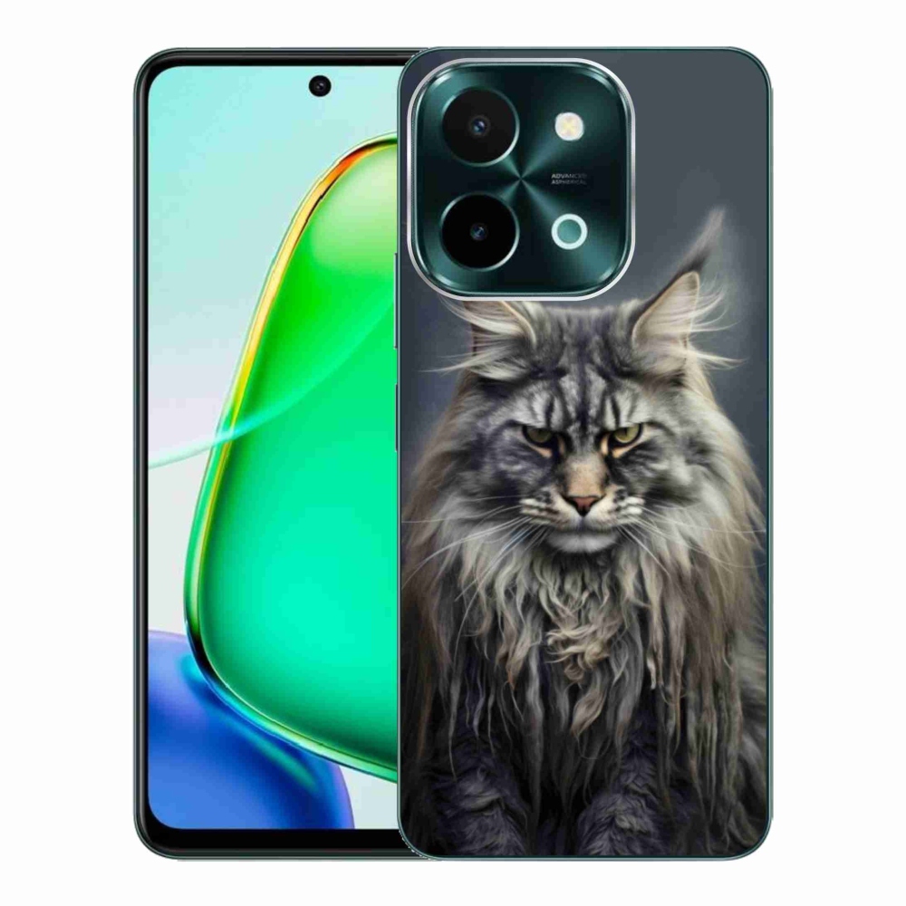 Gélový kryt mmCase na Vivo Y28 - mačacie pohľad 4