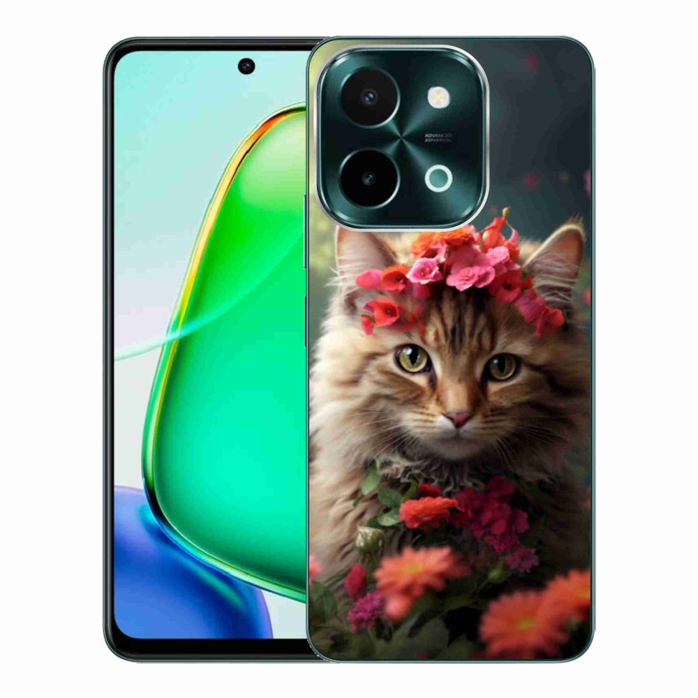 Gélový kryt mmCase na Vivo Y28 - mačacia princezná