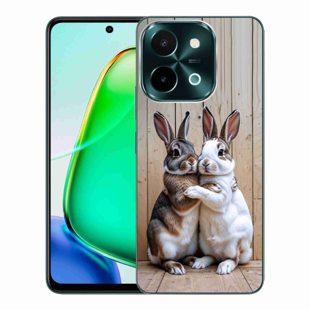 Gélový kryt mmCase na Vivo Y28 - králičie pár