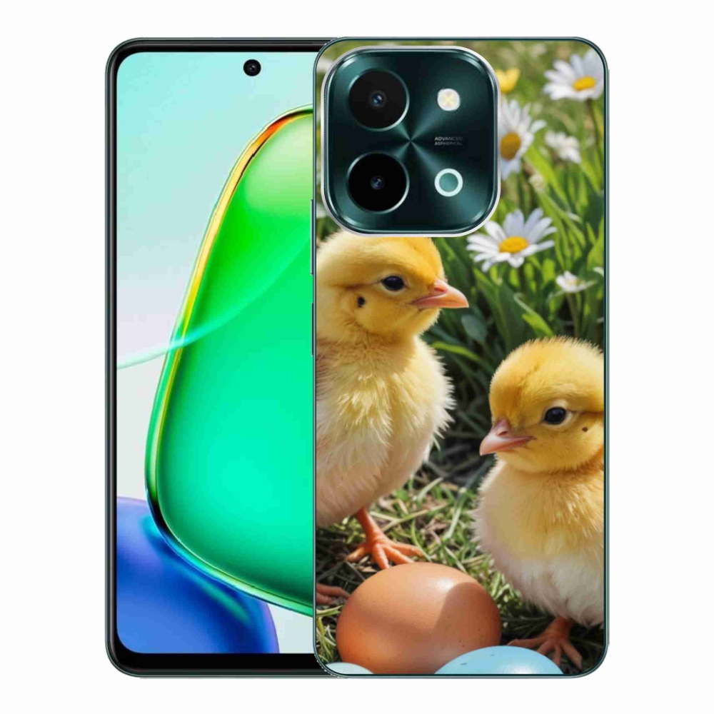 Gélový kryt mmCase na Vivo Y28 - kuriatka