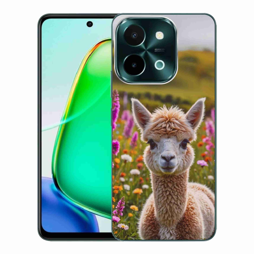 Gélový kryt mmCase na Vivo Y28 - lama na lúke