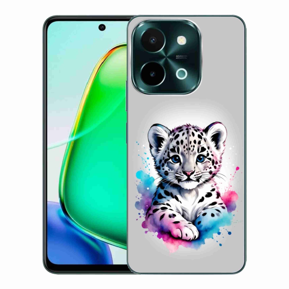 Gélový kryt mmCase na Vivo Y28 - leopardej mláďa