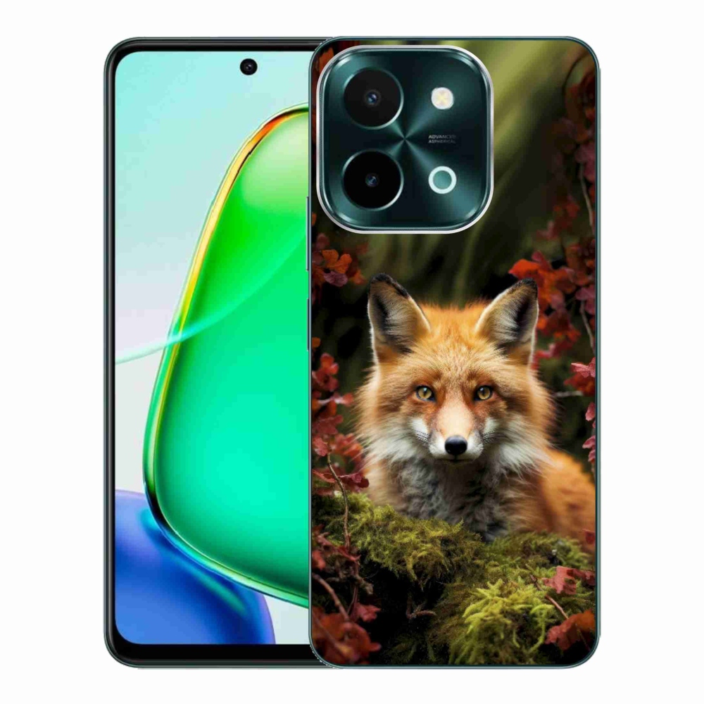 Gélový kryt mmCase na Vivo Y28 - líška v lese
