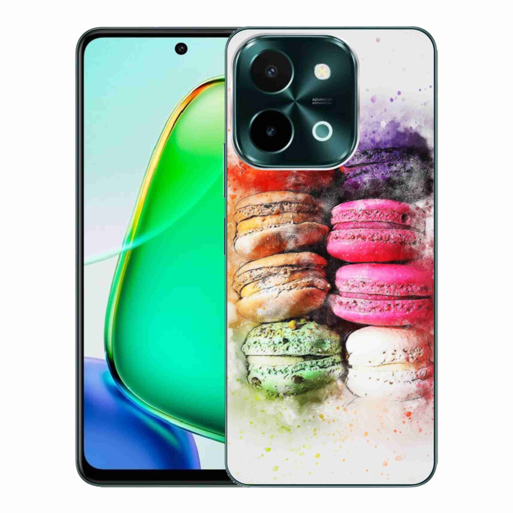 Gélový kryt mmCase na Vivo Y28 - makrónky