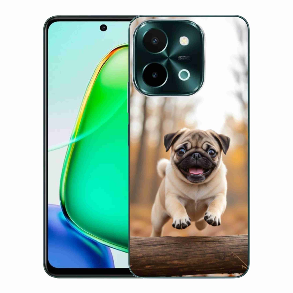 Gélový kryt mmCase na Vivo Y28 - mops 2