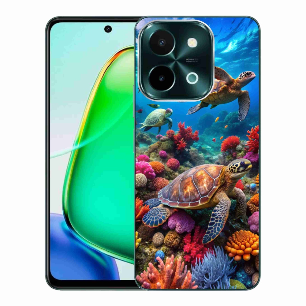 Gélový kryt mmCase na Vivo Y28 - morský svet 2