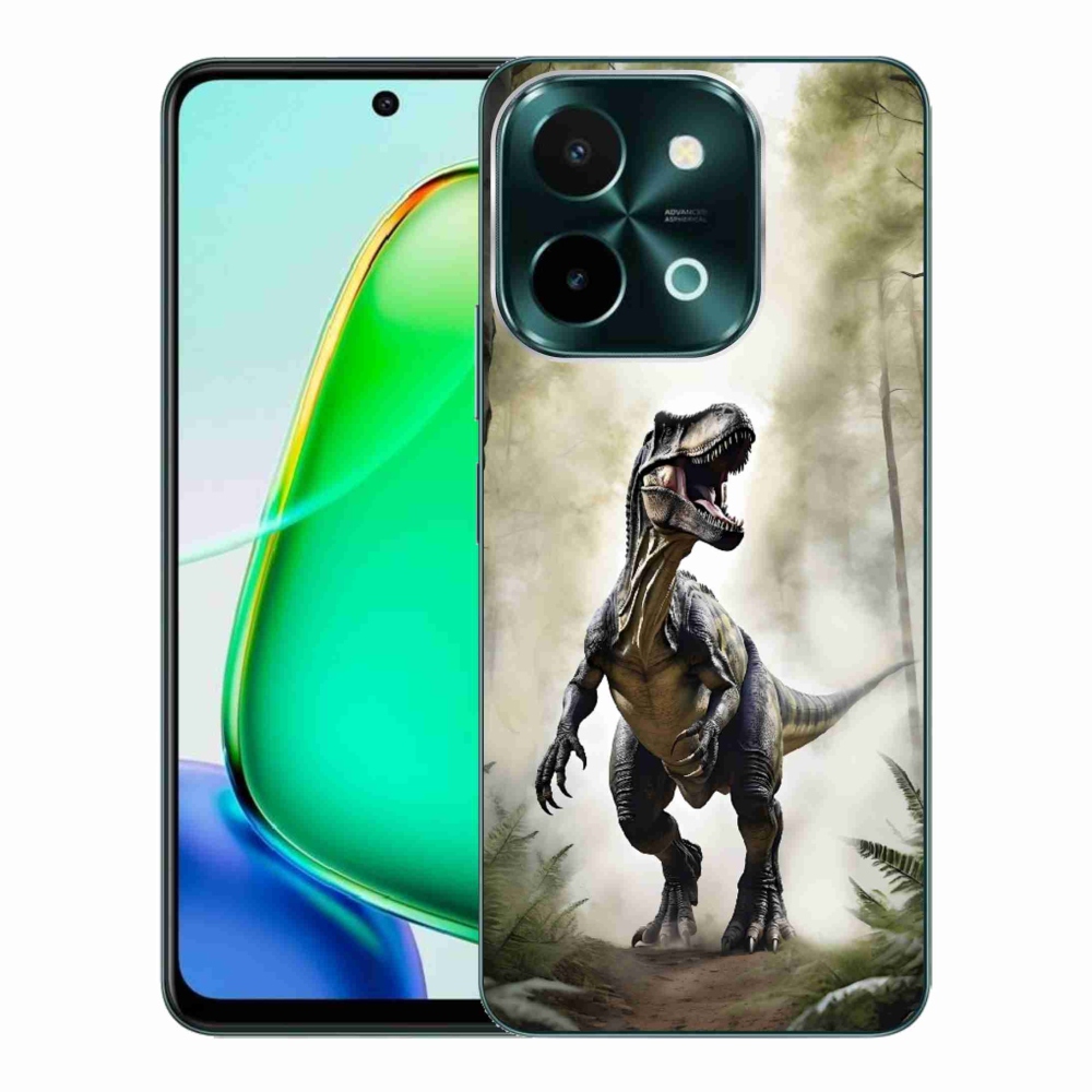 Gélový kryt mmCase na Vivo Y28 - naštvaný T-Rex