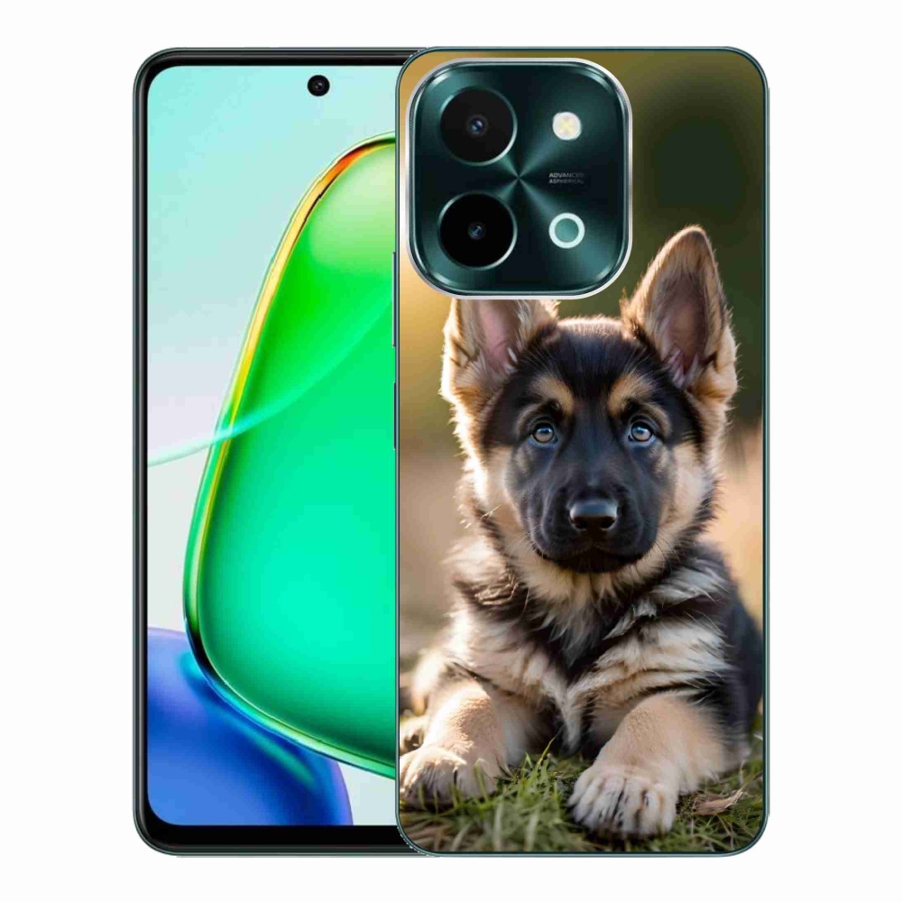 Gélový kryt mmCase na Vivo Y28 - nemecký ovčiak v prírode